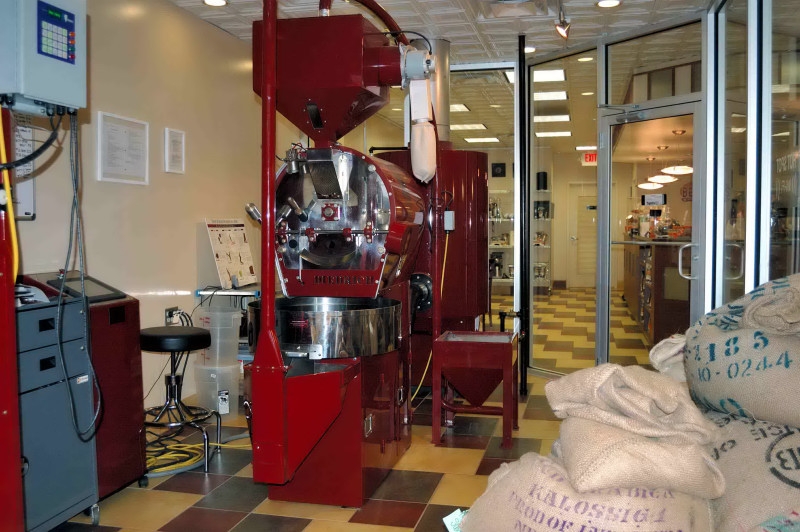 Beanetics Coffee Roasting Machine in the Annandale Shopping Center